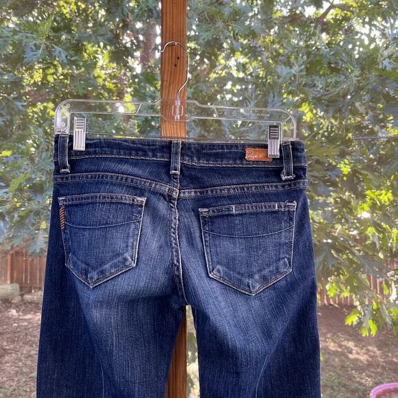 Paige Women's Laurel Canyon Boot Jeans Low Rise Medium Wash Size 26 - Picture 5 of 10